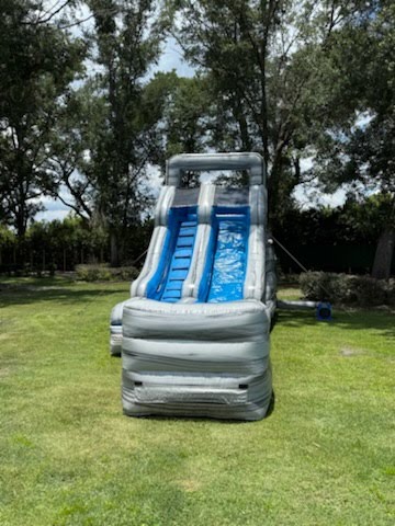 Blue Waterfall with Splash Pad-1