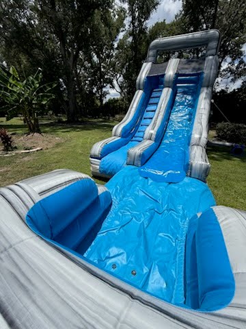 Blue Waterfall with Splash Pad-4