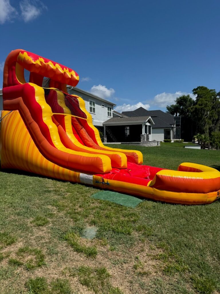 Hot Dog Water Slide with Pool