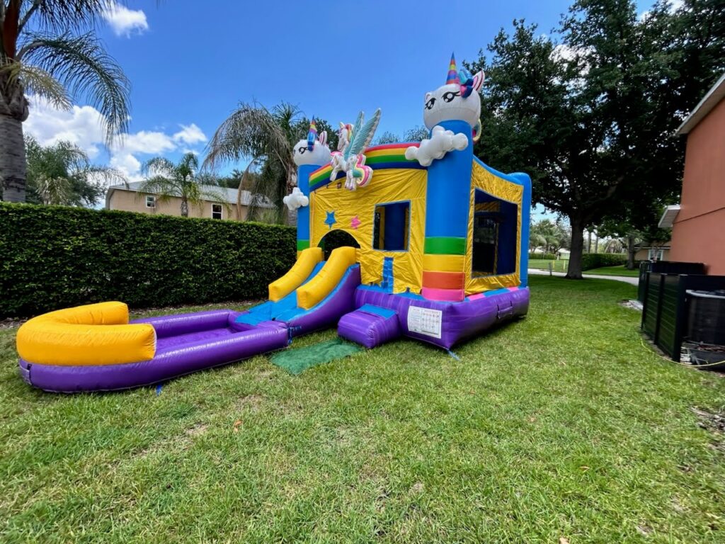 Unicorn Bounce and Slide Combo